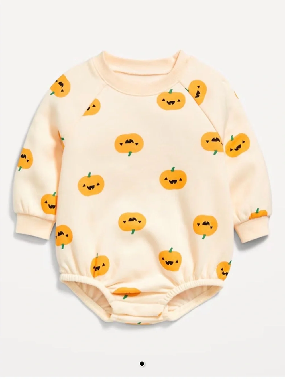 Old Navy Halloween Pumpkin Romper 3-6 Months New